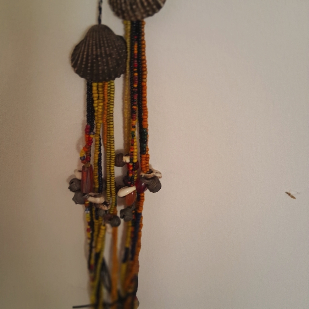 Ketchin Multicolor Beaded Shell Necklace
